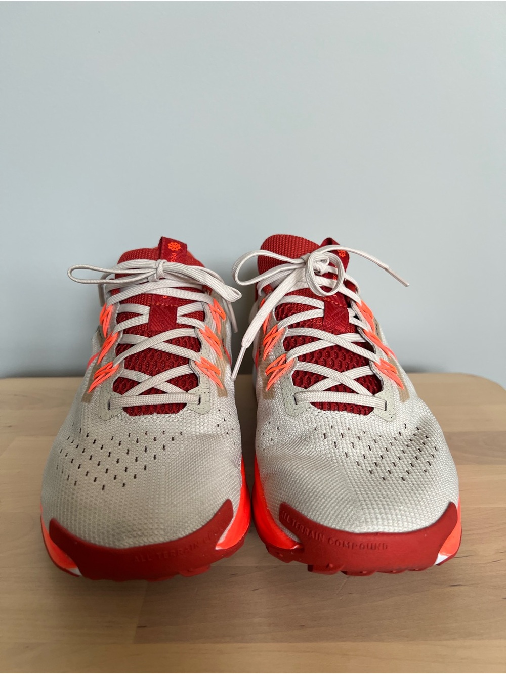Red Nike Pegasus Trail 5 'Sail Dark Team Red' | Cream Accent Athletic Sneakers
